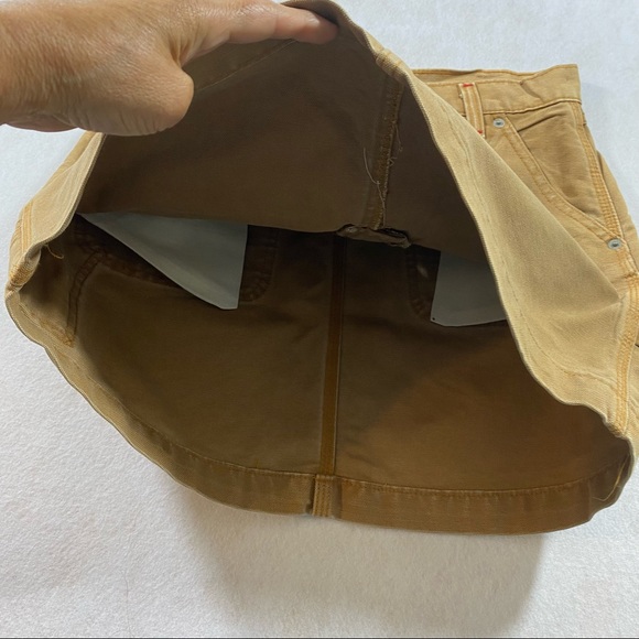 RL Ralph Lauren Skirt Polo Jeans co. RL Brown mini skirt size 6 with poc… - Picture 9 of 13